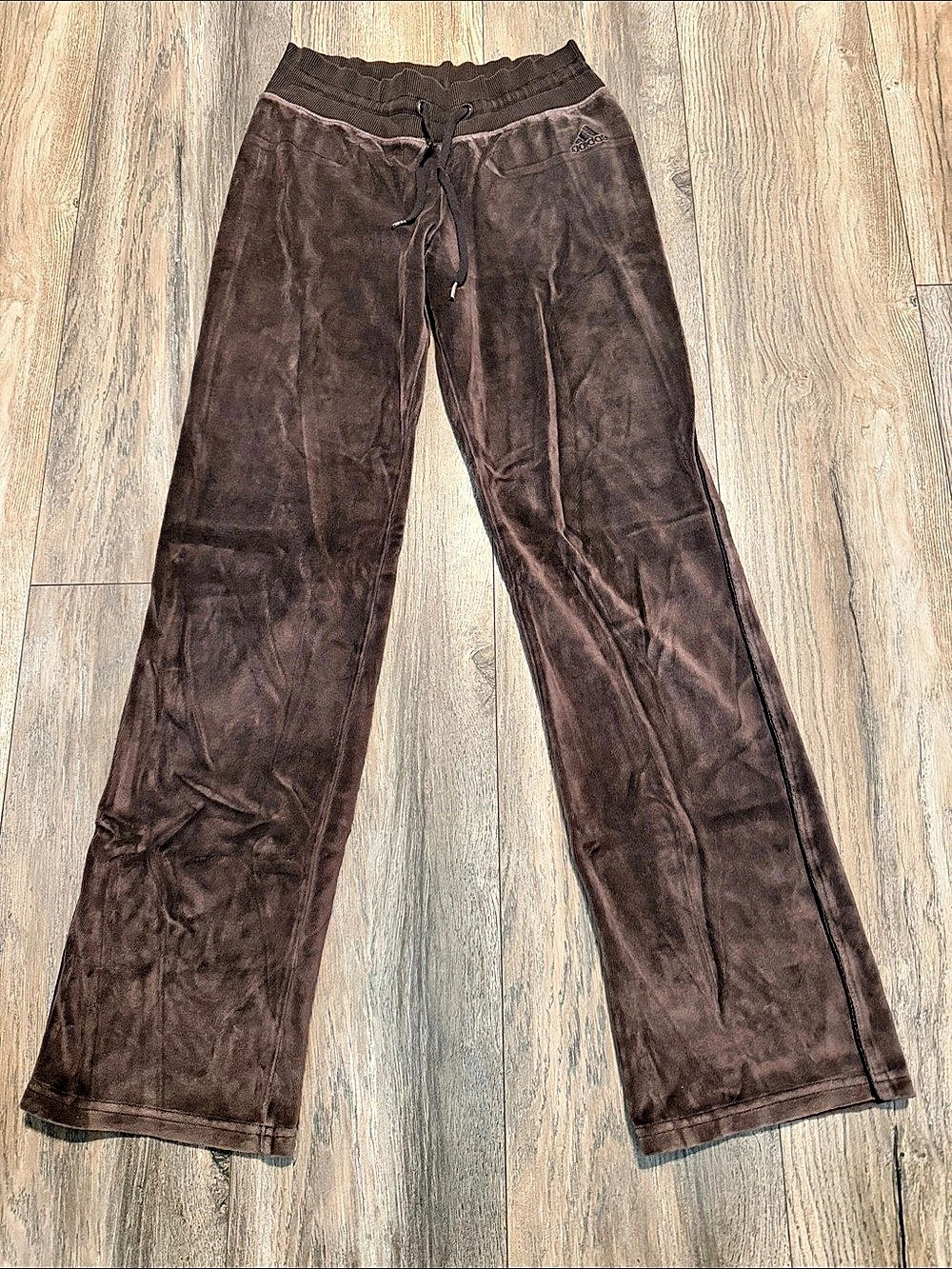 Adidas vintage Dark Gray Velvet pants